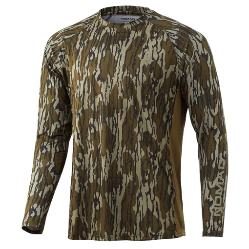 Nomad Camo Pursuit Long Sleeve Shirt Mossy Oak Bottomland M N1200035-922-M