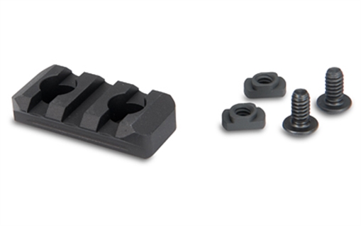 Nordic Components Picatinny, Mount, 3 Slot, 1.59", Fits M-LOK, Black TRL-MLOK-STD-3
