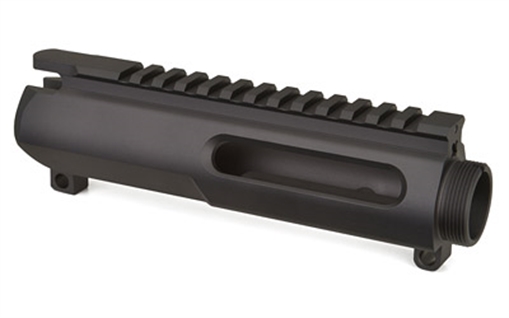 Nordic Components NC15 Extruded Stripped Upper, Fits AR15, Black Finish, Upper Receiver Eliminates Dust Cover and Forward Assist, Compatible with Milspec BCGs/Charging Handles/Barrels/Most Handguards, Flat Top Picatinny Rail, 7029-T6 Aluminum, Weight 10oz
