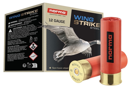 NORMA AMMUNITION WINGSTRIKE STEEL 12GA 3 BB 1-1/4OZ 25/10 1198033400