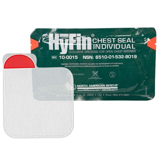 North American Rescue Hyfin Individual Occlusive Chest Seal 10-0015