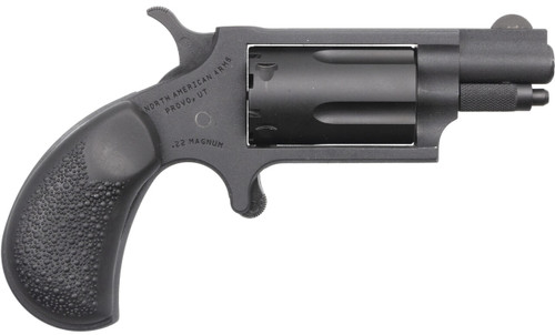 NAA Mini Shadow 22 LR/22 Magnum, 1.125" Barrel, Black, Hogue Rubber Grip, 5rd