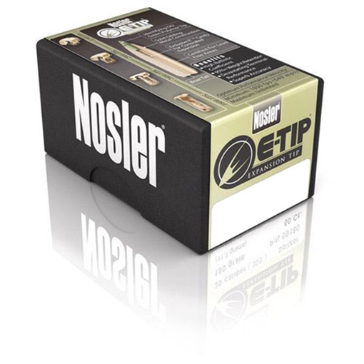 Nosler E-Tip Lead-Free Hunting Bullets .30 cal .308" 168 gr SPTZ E-TIP 50/ct 59415