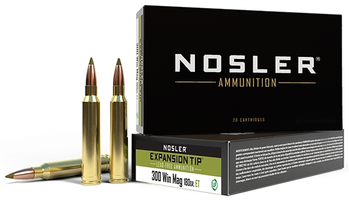 Nosler Nosler Expansion Tip Rifle Ammunition 300 Win. Mag. 180 gr. ET SP 20 rd. 40038