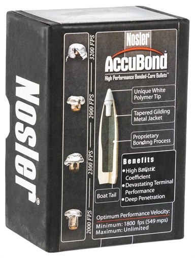 Nosler Nosler AccuBond Bullets .338 Cal. 300 gr. Spitzer Point 50 pk. 54851
