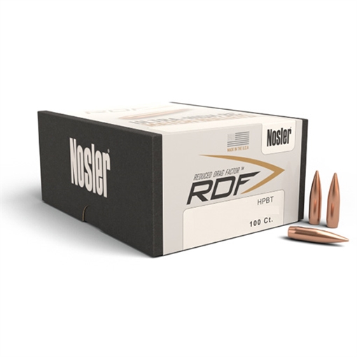 Nosler RDF Match 6.5mm 140gr Hollow Point Boat Tail 100/Box 49824