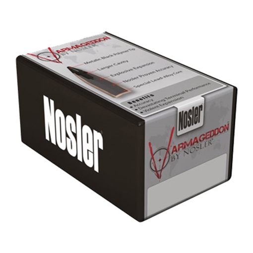 Nosler Varmageddon 6mm 70gr Flat Base Tipped 100/Box 26123