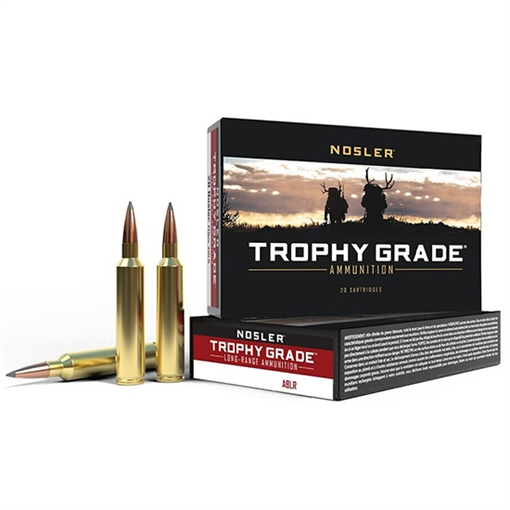 Nosler Nosler Trophy Grade Long Range Rifle Ammunition 26 Nosler 150 gr. ABLR SP 20 rd. 61052