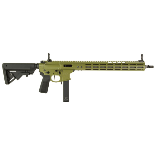 Noveske AR-9 9mm, 16" Threaded Barrel, Bazooka Green Cerakote, M-Lok Handguard, 32rd