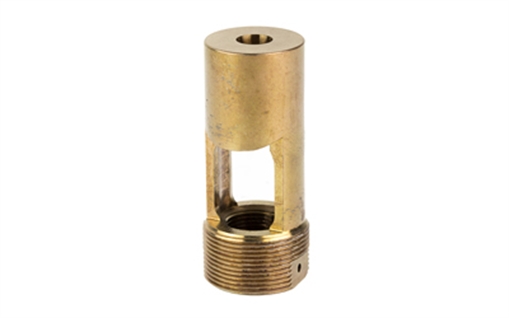 Otter Creek Labs OPS/AE Muzzle Brake, For Use with Ops Inc 12 Model, AEM5 and OCM5 Suppressors, Raw Heat Treat Finish, Gold OCL-402