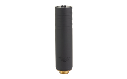 Otter Creek Labs Polonium, Rifle Suppressor, 556NATO, Threaded 1.375x24, Stainless Steel Construction, Cerakote Finish, Black POL556