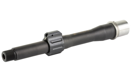 Odin Works Barrel, Fits AR15, 300 Blackout, 8", Pistol Length Gas System, Threaded 5/8-24, Medium Profile, Nitride Finish, Includes Adjustable Gas Block, Black B-300-8-P-TG-BLK