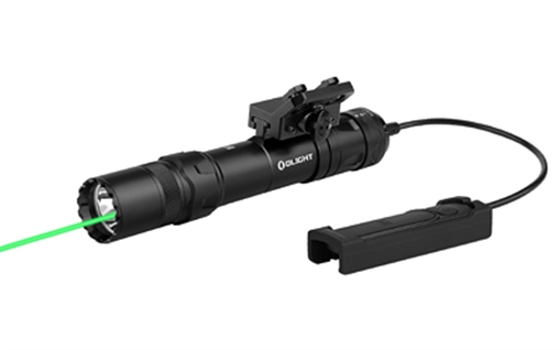 Olightstore Usa Inc Odin GL Black Anodized 300/550/1,500 Lumens White LED Green Laser ODINGLPBK
