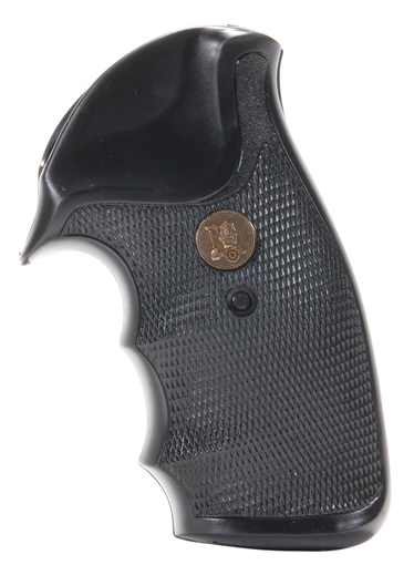 Pachmayr Gripper Grip Checkered Black Rubber with Finger Grooves for Charter Arms 02521