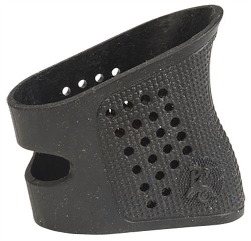 Pachmayr Tactical Grip Glove Compatible w/Glock Sub-compact, Soft with Finger Grooves, Black Rubber 05175
