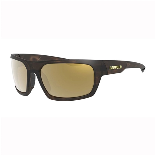 Leupold Packout Shooting Glasses Matte Tortoise with Bronze Mirror 179094
