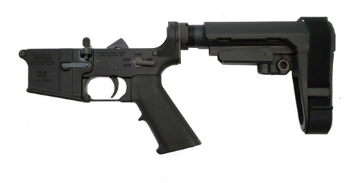 PSA AR15 Pistol Lower Complete Stealth Classic SBA3 Brace Black