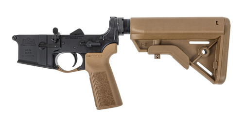 PSA AR15 Complete Lower B5 Bravo Stock, Coyote