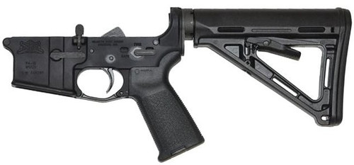 PSA AR-15 Complete Lower Receiver, Magpul MOE Edition, No Mag, Black