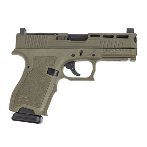 PSA Dagger Compact 9mm, SW4 ECC RMR Slide, Non Threaded, Sniper Green, 15rd