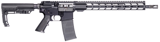 Patriot Ordnance Factory P-15 Base 5.56 NATO 10+1 16.50" Black Anodized A2 Style Grip 02316