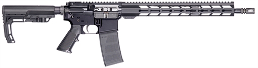 Patriot Ordnance Factory P-15 Base 5.56 NATO 10+1 16.50" Black Anodized A2 Style Grip *California Compliant 02317