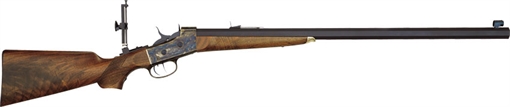 PEDERSOLI "JOHN BODINE" 45-70 ROLLING BLOCK 30" WALNUT 010S820457