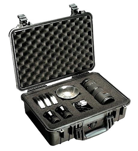 Pelican Protector Case Black Polypropylene Holds Handgun 1500000110