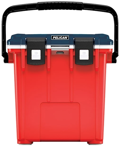 Pelican Personal Cooler Elite Red/White/Blue Polypropylene 20 QT 20Q5REDBLUWHT