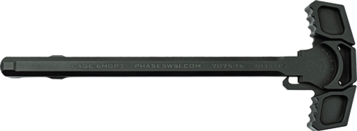 Phase 5 Weapon Systems Dual Latch Charging Handle, Fits AR-15, Anodized Finish, Black DLCH15-BLK