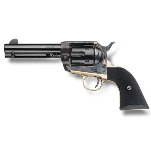 Pietta Pietta 1873 Gunfighter Revolver 357 Mag. 4.75 in. Checkered Black Grip HF357CHBR434NMP