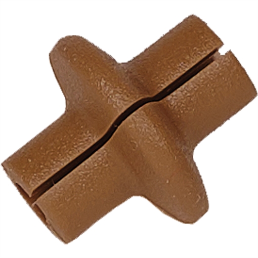 Pine Ridge Pine Ridge Kisser Button Slotted Brown 1 pk. 2798-BR