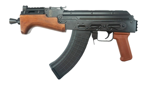 Pioneer Arms Micro Hellpup Classic Pro AK Pistol, (DRACO Type), 7.62x39mm 7" Barrel, With Brace Ready Picatinny Rear Trunnion, 30 Rd Mag