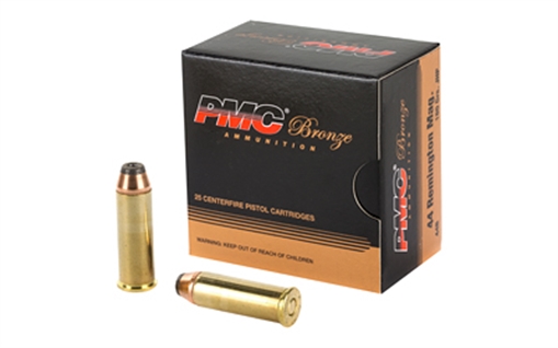 PMC Bronze .44 Magnum Handgun Ammo - 180 Grain | JHP 44B