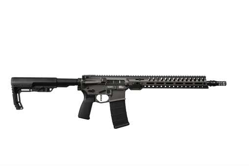 Patriot Ordnance Factory Minuteman 300 Blackout 30+1 13.75" Black Nitride Barrel/ Tungsten Cerakote Aluminum Receiver Picatinny Rail 02049