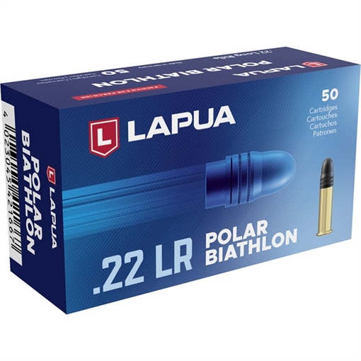 Lapua Polar Biathlon Rimfire Ammunition .22 LR 40 gr 1106 fps 50/ct 420166