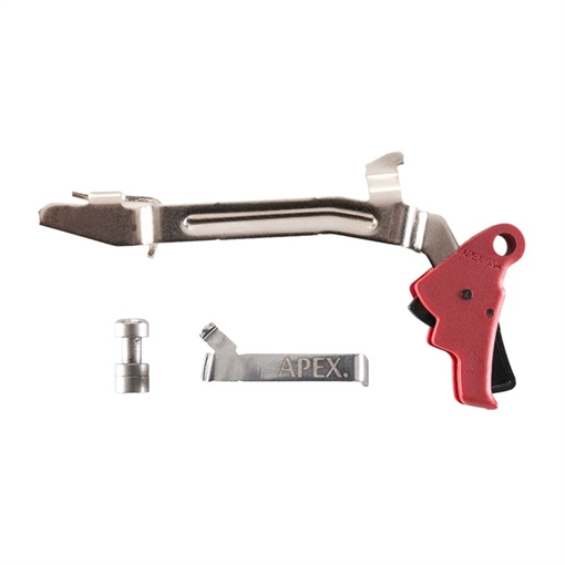 Apex Tactical Action Enhancement Slim Red Drop-In Compatible w/Glock Gen3-4 17/19/22-27/31/32/33/34/35 102P155