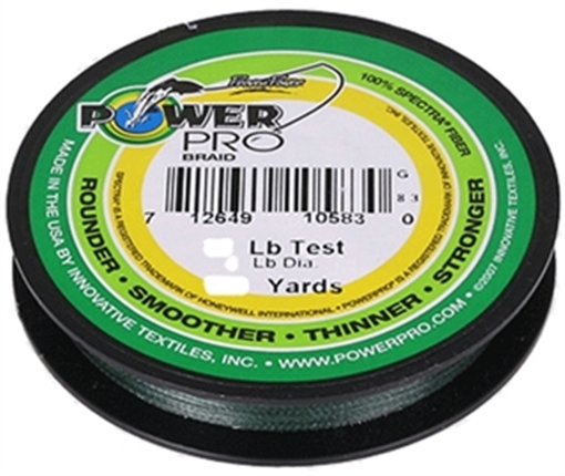 POWER PRO PRO 30# 1500YD GRN 21100301500E