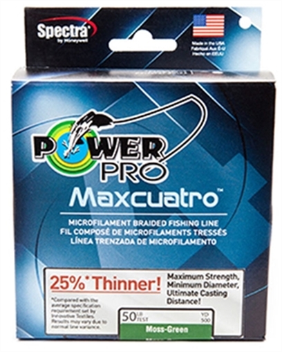 POWER PRO PRO MAXCUATRO 100LB 1500YDS GREEN 33401001500E