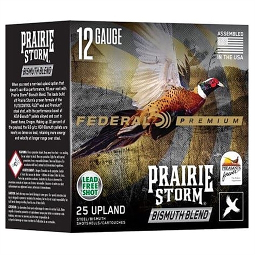 Federal Federal Premium Praire Storm Bismuth Blend 12 ga. 3 in. 1 1/4 oz. 3 Steel 5 Bismuth 25 rd. PFBX142 35
