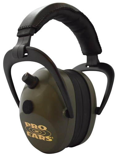 Pro Ears Gold II 26 Electronic Muff 26 dB Over the Head Black/Green Adult 1 Pair PEG2SMG