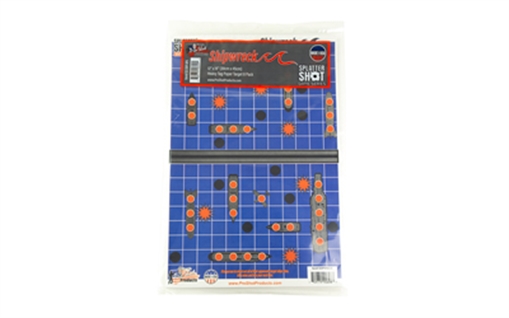 PRO-SHOT SPLATTER SHOT GAME SERIES 12IN X 18IN SHIPWRECK HEAVY TAG PAPER TARGET - 8 PACK GS-SHIP-8PK