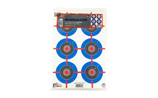PRO-SHOT SPLATTER SHOT 12IN X 18IN MULTI-BULLSEYE - HEAVY TAG PAPER TARGET - 8 PACK SPLTR-MB-8PK