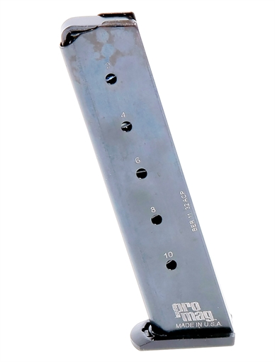 ProMag 10rd 32 ACP Fits Beretta 3032 Tomcat Silver Steel BER 11