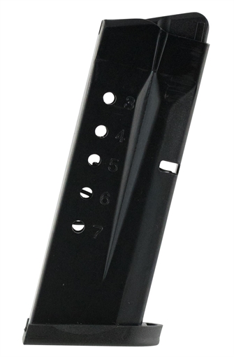 ProMag Standard 7rd 9mm Luger Fits S&W M&P Shield Blued Steel SMI26