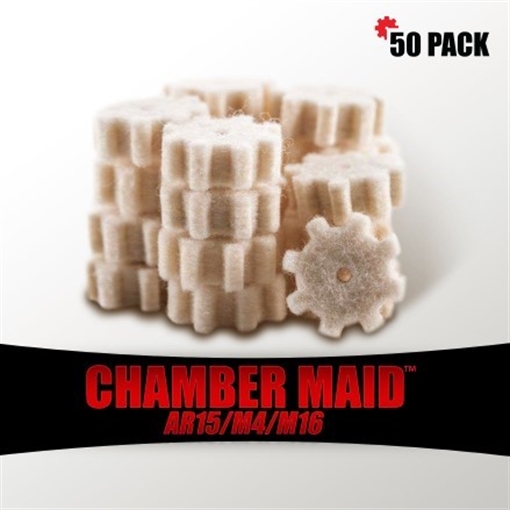 PRO-SHOT CHAMBER MAID 5.56MM/.223 CAL. CHAMBER STAR SWABS 50 PACK 556CMS-50