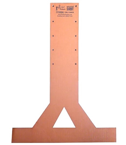 PRO-SHOT INDOOR RANGE TARGET HANGER- ORANGE 300 QTY. T-HANGER-300