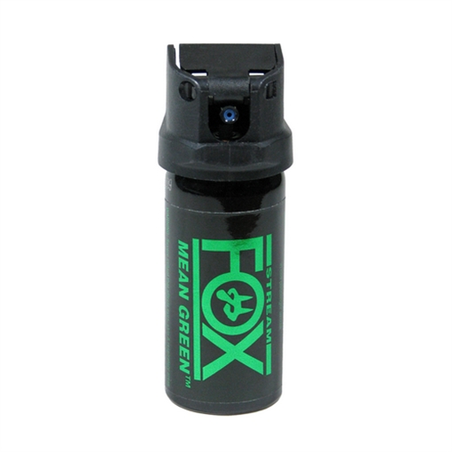 Fox Labs Mean Green Capsaicinoids 2 oz Black Spray Features Green Staining To ID Assaliant 156MGS