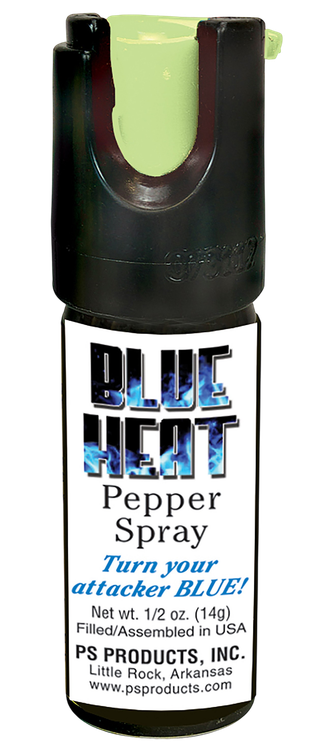 PS Products Blue Heat, Pepper Spray, .5oz, Aerosol Can