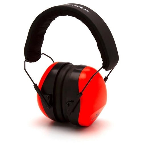 Pyramex VG80 Series Passive Earmuff 26dB Hi-Vis Orange Clamshell VGPM8041C